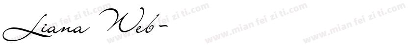 Liana Web字体转换